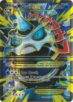 POKEMON M Glalie EX - 156/162 - Full Art Ultra Rare
