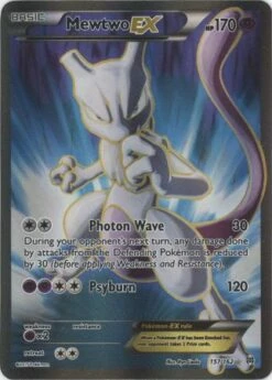POKEMON Mewtwo EX - 157/162 - Full Art Ultra Rare