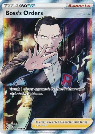 POKEMON Boss's Orders - 189/192 - Full Art Ultra Rare 1 POKEMON Boss's Orders - 189/192 - Full Art Ultra Rare