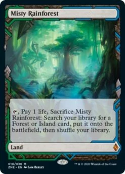 Magic The Gathering Misty Rainforest 010/030
