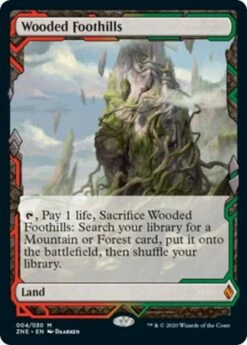 Magic The Gathering Wooded Foothills 004/030