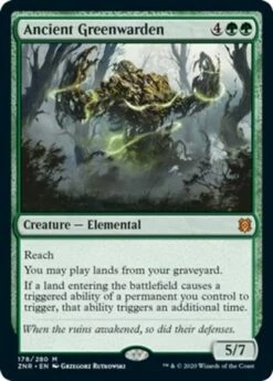 Magic The Gathering Ancient Greenwarden 178/280