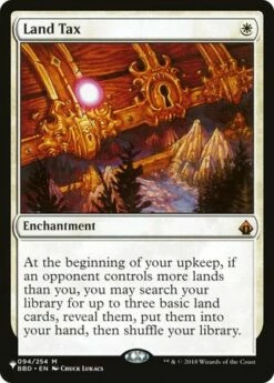 Magic The Gathering Land Tax 094/254 - The List