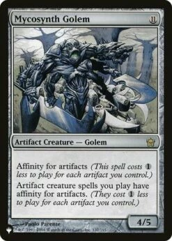 Magic The Gathering Mycosynth Golem 137/165 - The List