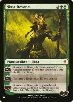 Magic The Gathering Nissa Revane 170/249 - The List