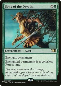 Magic The Gathering Song Of The Dryads 047/337 - The List