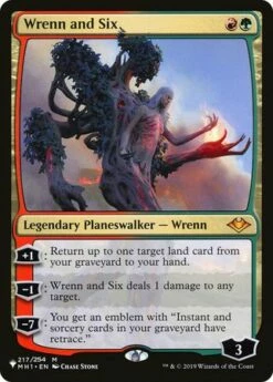 Magic The Gathering Wrenn And Six 217/254 - The List