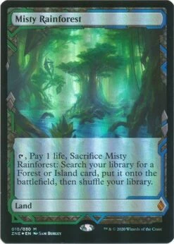 Magic The Gathering Misty Rainforest 010/030 - Foil