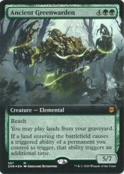 Magic The Gathering Ancient Greenwarden 357 - Extended Art Foil
