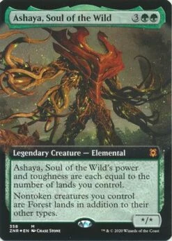 Magic The Gathering Ashaya, Soul Of The Wild 358 - Extended Art Foil