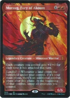 Magic The Gathering Moraug, Fury Of Akoum 300 - Alternate Art Showcase Foil
