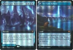 Magic The Gathering Sea Gate Restoration | Sea Gate, Reborn 333 - Extended Art Foil