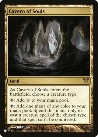 Magic The Gathering Cavern Of Souls 226/244 - The List 1 Magic The Gathering Cavern Of Souls 226/244 - The List