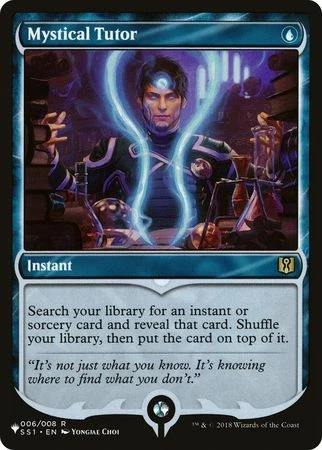 Magic The Gathering Mystical Tutor 006/008 - The List 1 Magic The Gathering Mystical Tutor 006/008 - The List