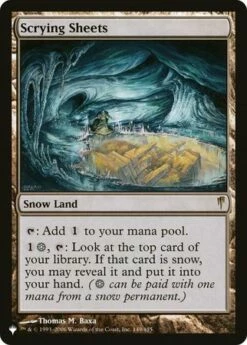 Magic The Gathering Scrying Sheets 149/155 - The List