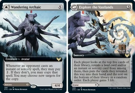Magic The Gathering Wandering Archaic // Explore The Vastlands 286 - Extended Art 1 Magic The Gathering Wandering Archaic // Explore The Vastlands 286 - Extended Art