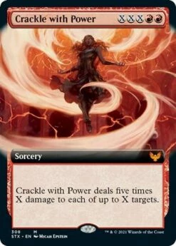 Magic The Gathering Crackle With Power 308 - Extended Art