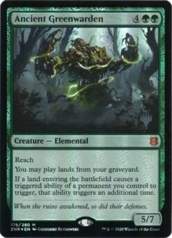 Magic The Gathering Ancient Greenwarden 178/280 - Silver Stamped Foil
