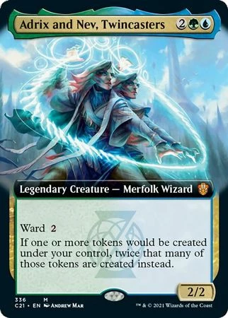 Magic The Gathering Adrix And Nev, Twincasters 336 - Extended Art 1 Magic The Gathering Adrix And Nev, Twincasters 336 - Extended Art