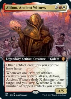 Magic The Gathering Alibou, Ancient Witness 334 - Extended Art