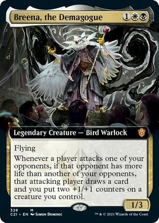 Magic The Gathering Breena, The Demagogue 328 - Extended Art 1 Magic The Gathering Breena, The Demagogue 328 - Extended Art