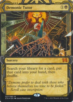 Magic The Gathering Demonic Tutor 027/063 - Etched Foil