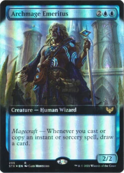 Magic The Gathering Archmage Emeritus 295 - Extended Art Foil