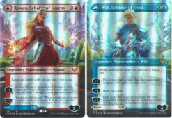 Magic The Gathering Rowan, Scholar Of Sparks // Will, Scholar Of Frost 278 - Borderless Foil