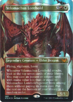 Magic The Gathering Velomachus Lorehold 283 - Borderless Foil