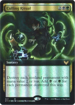 Magic The Gathering Culling Ritual 337 - Extended Art Foil