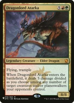 Magic The Gathering Dragonlord Atarka - The List