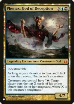 Magic The Gathering Phenax, God Of Deception - The List