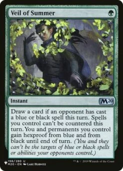 Magic The Gathering Veil Of Summer 198/280 - The List