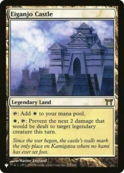 Magic The Gathering Eiganjo Castle - The List
