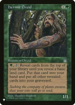 Magic The Gathering Hermit Druid - The List
