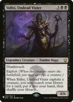 Magic The Gathering Sidisi, Undead Vizier - The List