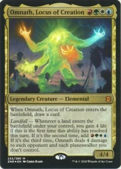 Magic The Gathering Omnath, Locus Of Creation 232/280 - Silver Stamped Foil
