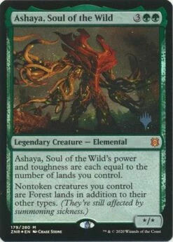 Magic The Gathering Ashaya, Soul Of The Wild 179/280 - Silver Stamped Foil