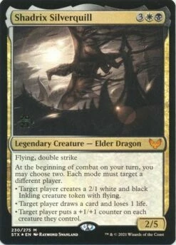 Magic The Gathering Shadrix Silverquill 230/275 - Pre-Release Foil Promo
