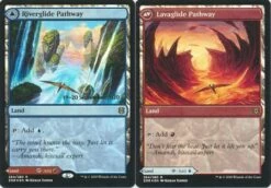 Magic The Gathering Riverglide Pathway // Lavaglide Pathway 264/280 - Pre-Release Foil Promo