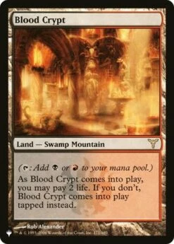 Magic The Gathering Blood Crypt - The List