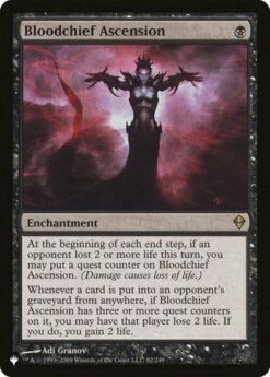 Magic The Gathering Bloodchief Ascension - The List