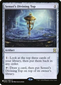 Magic The Gathering Sensei's Divining Top - The List