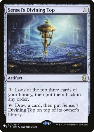 Magic The Gathering Sensei's Divining Top - The List 1 Magic The Gathering Sensei's Divining Top - The List