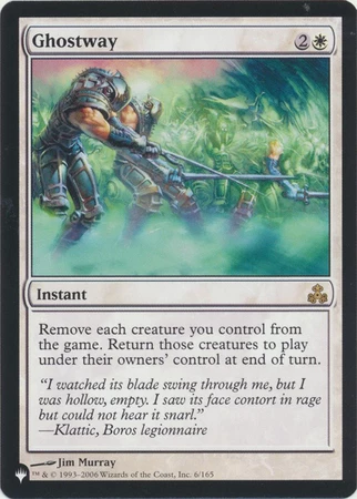 Magic The Gathering Ghostway 6/165 - The List 1 Magic The Gathering Ghostway 6/165 - The List