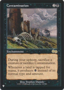 Magic The Gathering Contamination 123/350 - The List