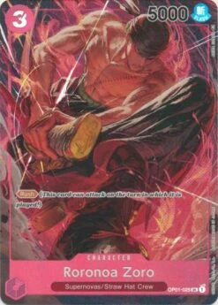 Roronoa Zoro (Parallel) - OP01-025 - Super Rare