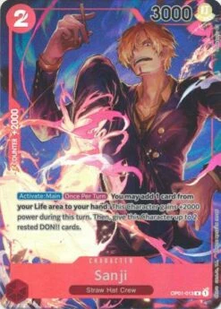 Sanji (Parallel) - OP01-013 - Rare
