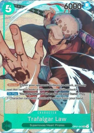 Trafalgar Law (Parallel) - OP01-047 - Super Rare -MAGIC THE GATHERING Shop 1768437