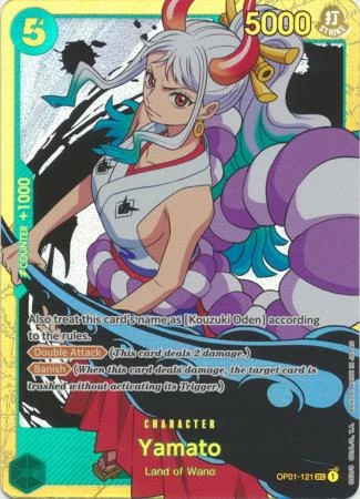 Yamato - OP01-121 - Secret Rare 1 Yamato - OP01-121 - Secret Rare